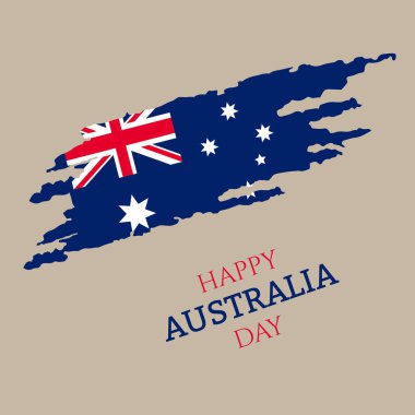 Avustralya Günü Vektör İllüstrasyonunuz kutlu olsun
