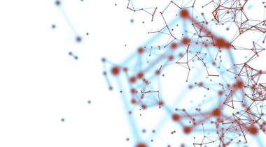 Teknoloji elektrik bağlantısı arka planı, 3D görüntüleme
