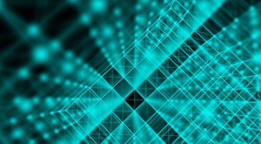 Gelecekçi teknoloji siber küp bağlantısı dünya ağı, bilgisayar, fiber optik kablolar, fiber bağlantı