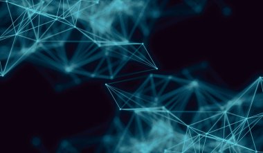 Teknoloji elektrik bağlantısı arka planı, 3D görüntüleme