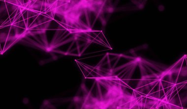 Teknoloji elektrik bağlantısı arka planı, 3D görüntüleme