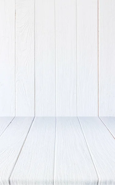 Vintage Witte Houten Ondergrond Oude Houten Tafel Geschilderd Witte Kleur — Stockfoto