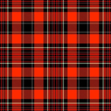 Tartan Ekose İskoç Dikişsiz Desen. 