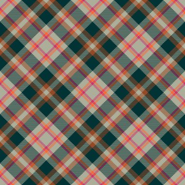 Tartan Ekose İskoç Dikişsiz Desen. 