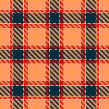 Tartan Ekose İskoç Dikişsiz Desen. 