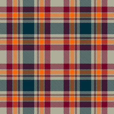 Tartan Ekose İskoç Dikişsiz Desen. 