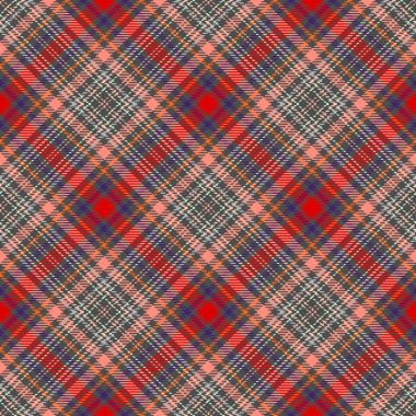 Tartan Ekose İskoç Dikişsiz Desen. 