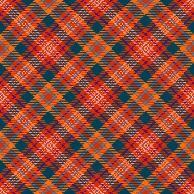 Tartan Ekose İskoç Dikişsiz Desen. 