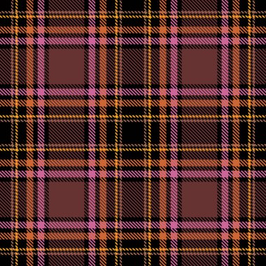 Tartan Ekose İskoç Dikişsiz Desen. 