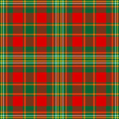 Tartan Ekose İskoç Dikişsiz Desen. 
