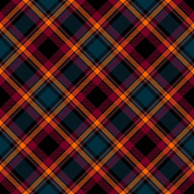 Tartan Ekose İskoç Dikişsiz Desen. 