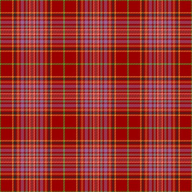 Tartan Ekose İskoç Dikişsiz Desen. 