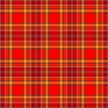 Tartan Ekose İskoç Dikişsiz Desen. 