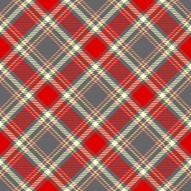 Tartan Ekose İskoç Dikişsiz Desen. 