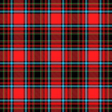 Tartan Ekose İskoç Dikişsiz Desen. 