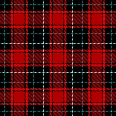 Tartan Ekose İskoç Dikişsiz Desen. 
