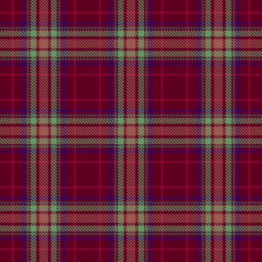 Tartan Ekose İskoç Dikişsiz Desen. 