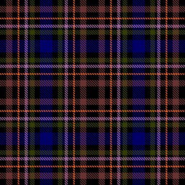 Tartan Ekose İskoç Dikişsiz Desen. 