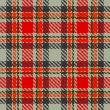Tartan Ekose İskoç Dikişsiz Desen. 