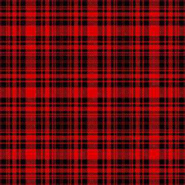 Tartan Ekose İskoç Dikişsiz Desen. 