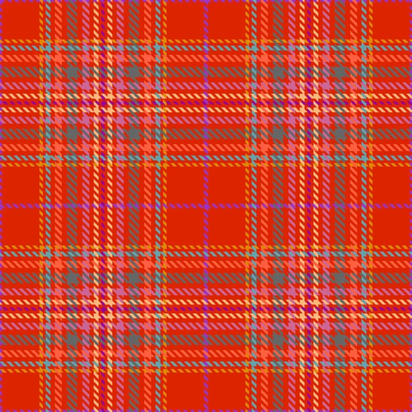 Tartan Ekose İskoç Dikişsiz Desen. — Stok Vektör