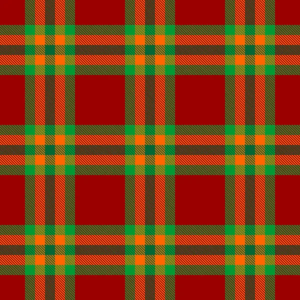 Tartan Ekose İskoç Dikişsiz Desen. — Stok Vektör