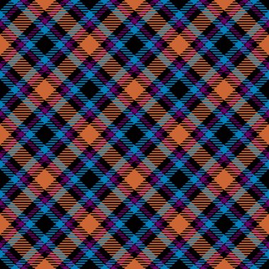 Tartan Ekose İskoç Dikişsiz Desen. 