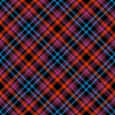 Tartan Ekose İskoç Dikişsiz Desen. 