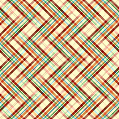 Tartan Ekose İskoç Dikişsiz Desen. 