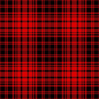 Tartan Ekose İskoç Dikişsiz Desen. 