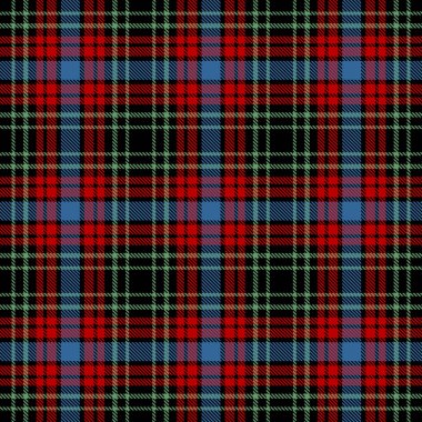 Tartan Ekose İskoç Dikişsiz Desen. 