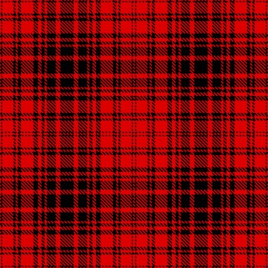 Tartan Ekose İskoç Dikişsiz Desen. 