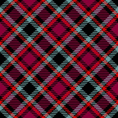Tartan Ekose İskoç Dikişsiz Desen. 