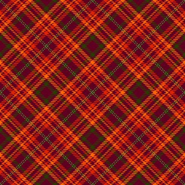 Tartan Ekose İskoç Dikişsiz Desen. 