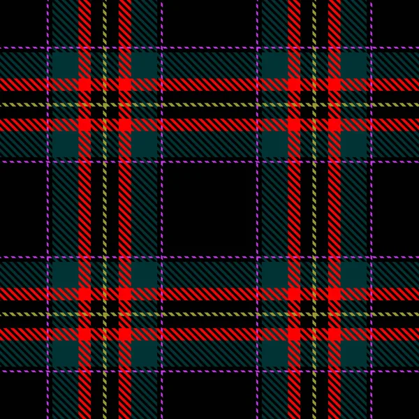 Tartan geruite Schotse naadloze patroon. — Stockvector