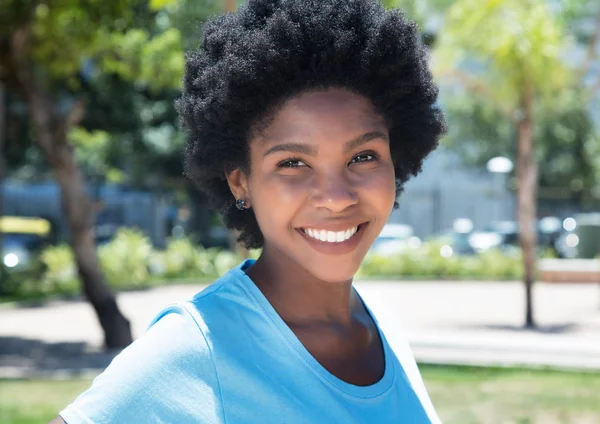 Portret van een african american girl — Stockfoto