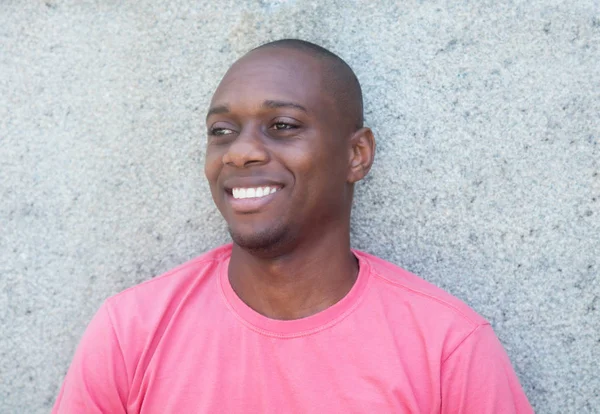 African american man looking sideways — Stock Photo, Image