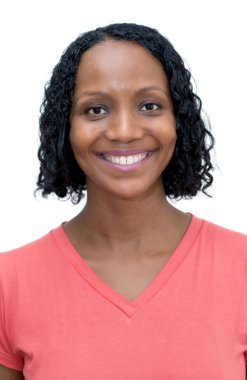 Afro-Amerikan yetişkin kadın portresi