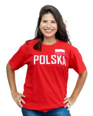 Polonyalı genç futbol taraftarı