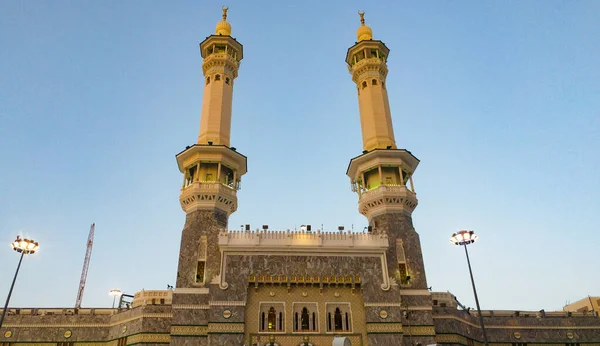 Holy Kaaba Center Islam Located Masjid Haram Mecca Crowd People — Stock Photo, Image