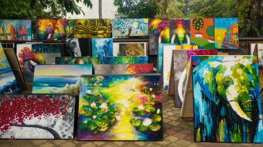 Srilankan Caddesi Viharamahadevi Parkı 'nda satılık tuval ve yağlı boya tablo