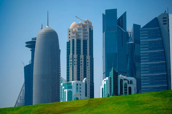 22 septiembre 2019, Doha, Qatar: Ciudad doha durante el día . — Foto de Stock