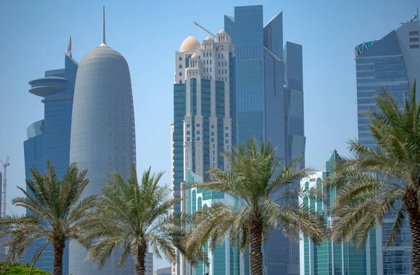 22 septiembre 2019, Doha, Qatar: Ciudad doha durante el día . — Foto de Stock