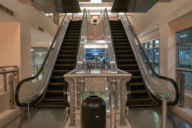 Background image of elevator in a building