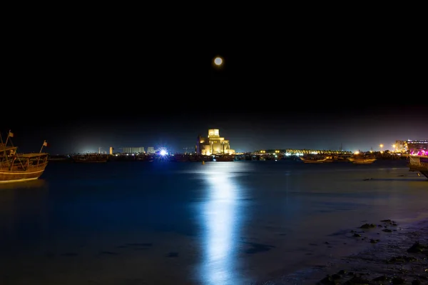 Doha, qatar 01. Januar 2020: Hintergrundbild des doha islamischen Museums — Stockfoto