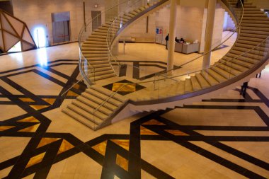 Doha,Qatar- 20 January 2019 : Background image of Doha Qatar islamic museum
