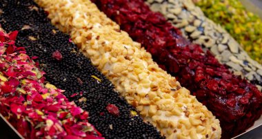 Geleneksel Türk Lokumu, Doğu tatlıları. Türk lokumu