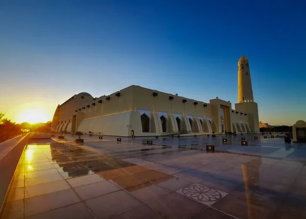 Imam Abdul Wahab Moskee Qatar State Grand Mosque — Stockfoto