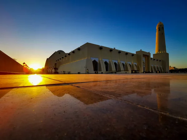 Imam Abdul Wahab清真寺 卡塔尔国大清真寺 — 图库照片