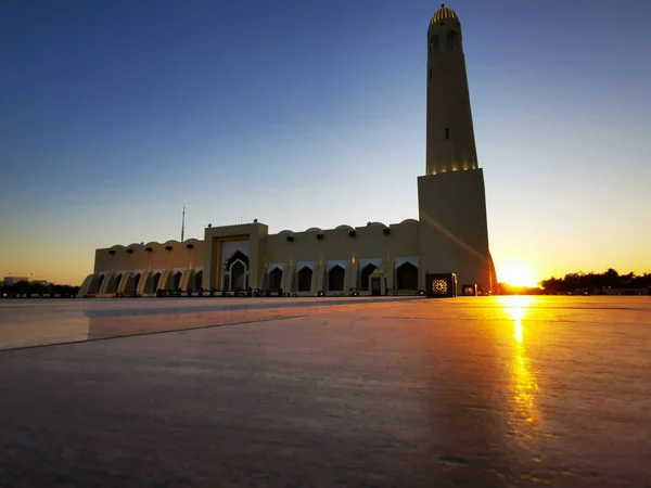 Mezquita Imam Abdul Wahab Gran Mezquita Del Estado Qatar — Foto de Stock